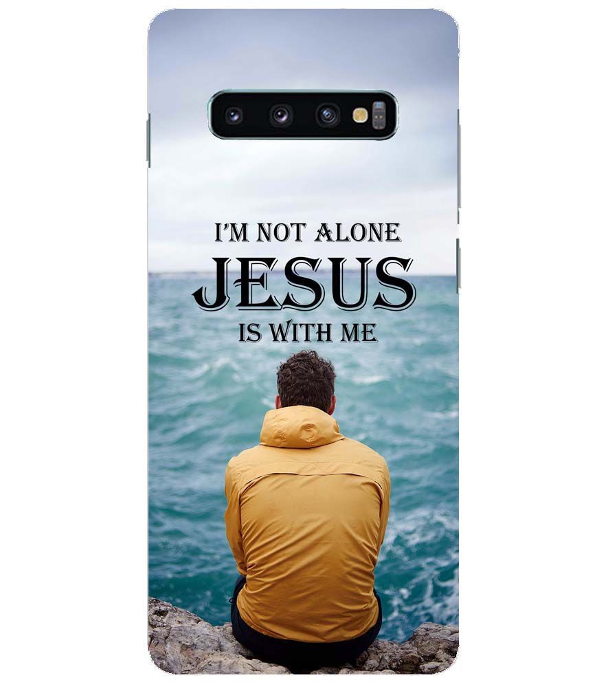 W0007-Jesus is with Me Back Cover for Samsung Galaxy S10+ (Plus with 6.4 Inch Screen)