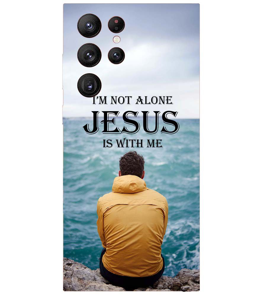 W0007-Jesus is with Me Back Cover for Samsung Galaxy S22 Ultra 5G