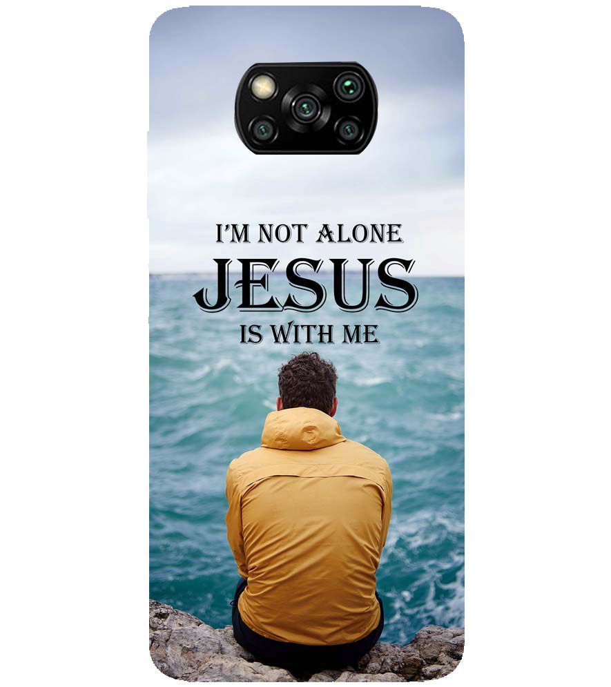 W0007-Jesus is with Me Back Cover for Xiaomi Poco X3