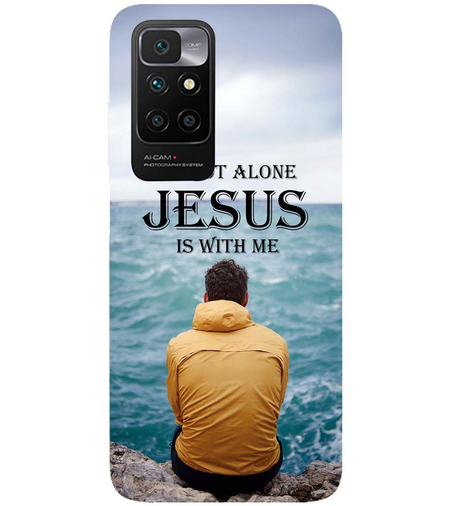 W0007-Jesus is with Me Back Cover for Xiaomi Redmi 10 Prime