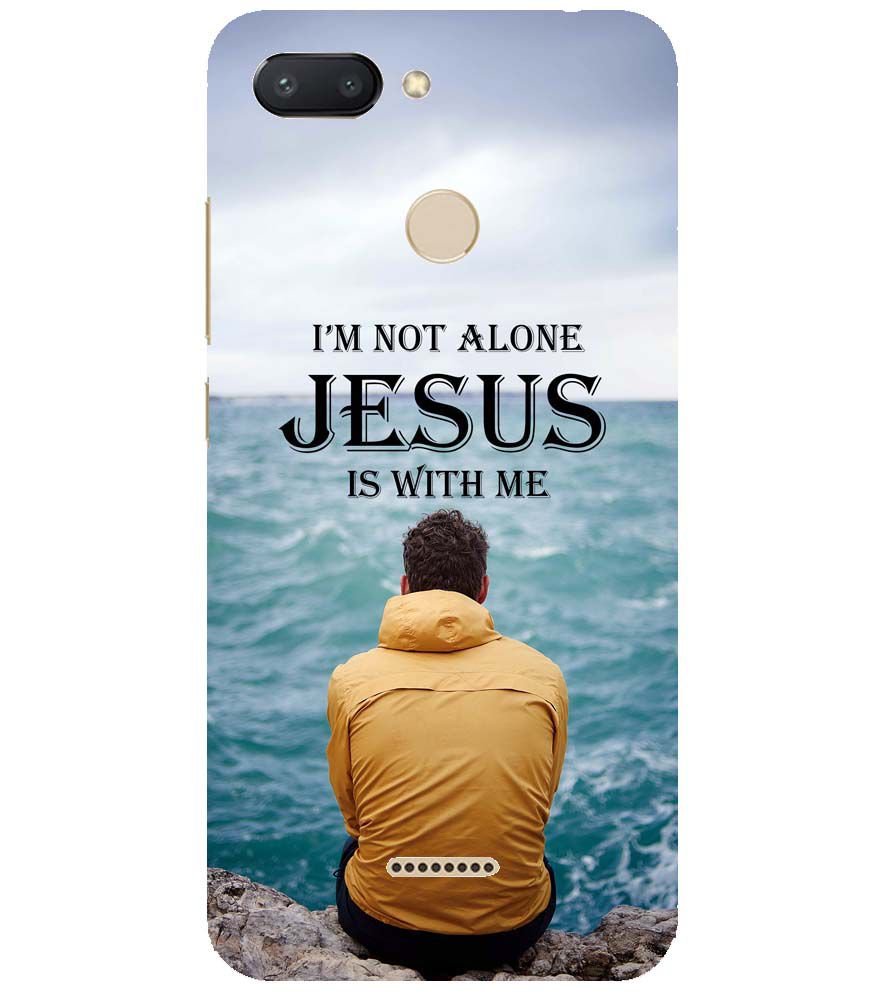 W0007-Jesus is with Me Back Cover for Xiaomi Redmi 6