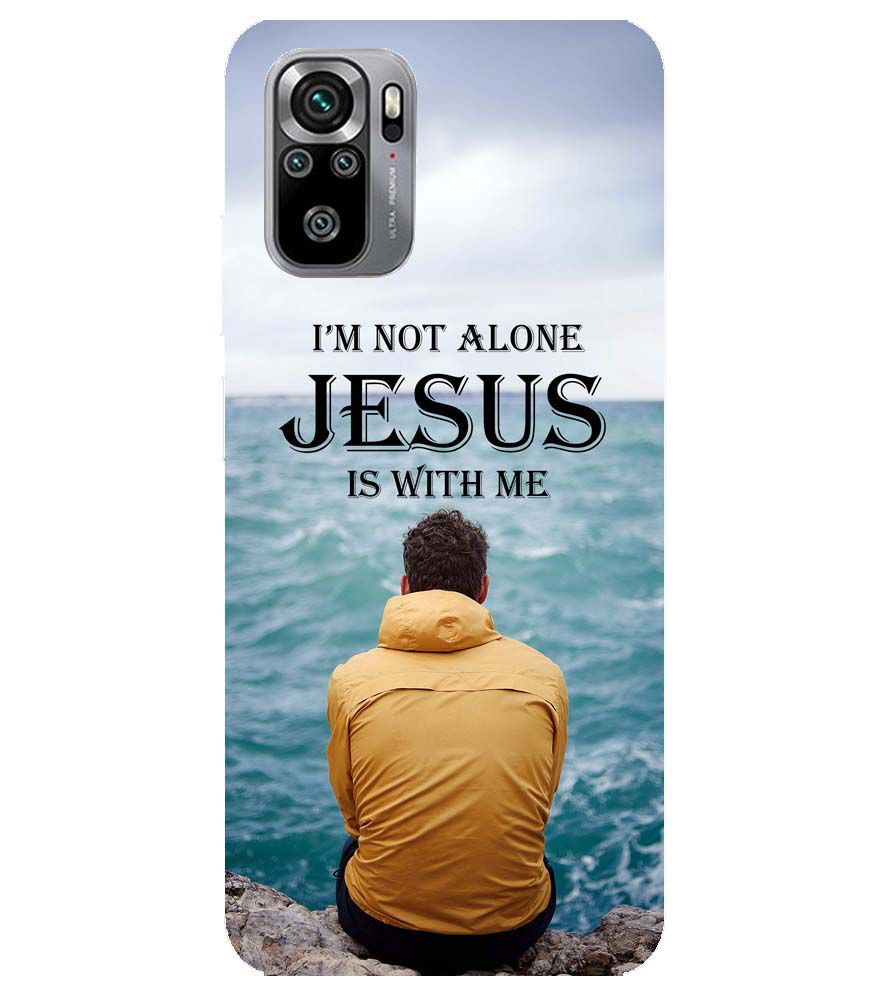 W0007-Jesus is with Me Back Cover for Xiaomi Redmi Note 10S