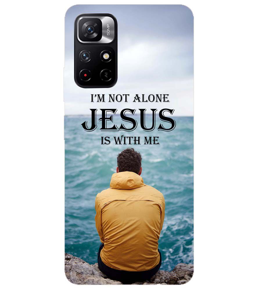 W0007-Jesus is with Me Back Cover for Xiaomi Redmi Note 11T 5G