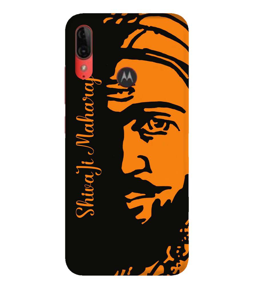 W0042-Shivaji Maharaj Back Cover for Motorola Moto E6s