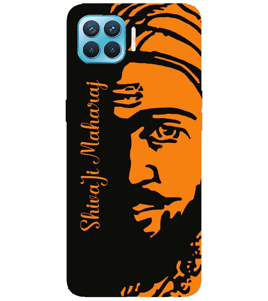 W0042-Shivaji Maharaj Back Cover for Oppo F17 Pro