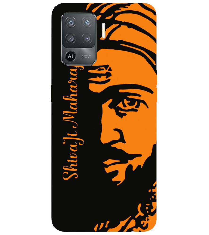 W0042-Shivaji Maharaj Back Cover for Oppo F19 Pro
