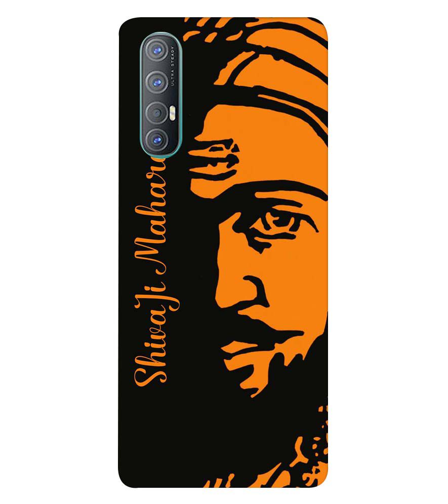 W0042-Shivaji Maharaj Back Cover for Oppo Reno3 Pro