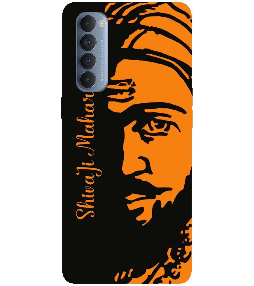 W0042-Shivaji Maharaj Back Cover for Oppo Reno4 Pro