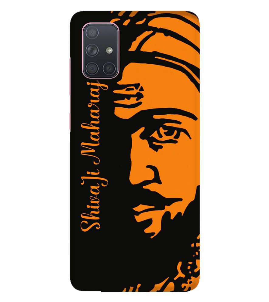 W0042-Shivaji Maharaj Back Cover for Samsung Galaxy A71