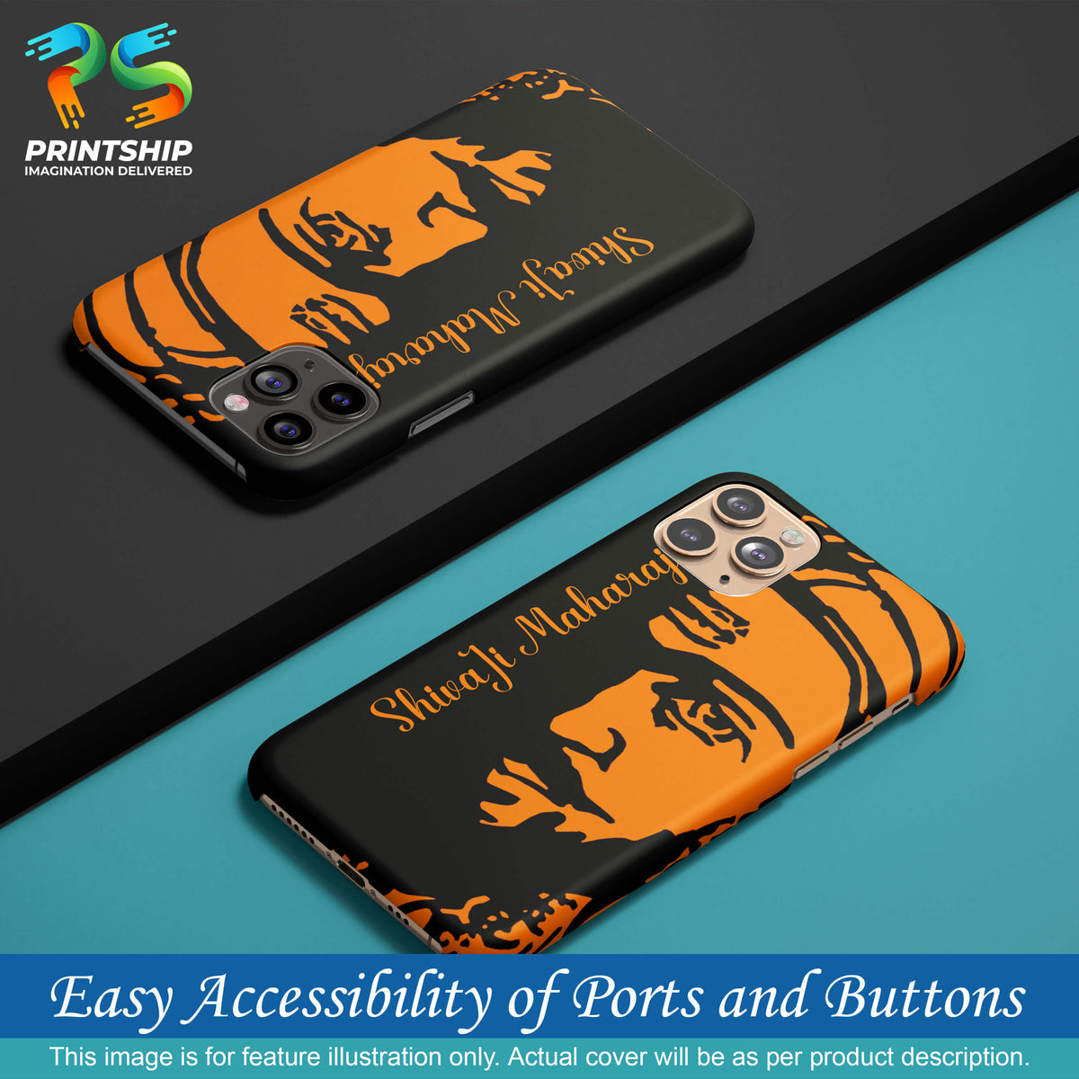W0042-Shivaji Maharaj Back Cover for Huawei Honor 10i-Image5