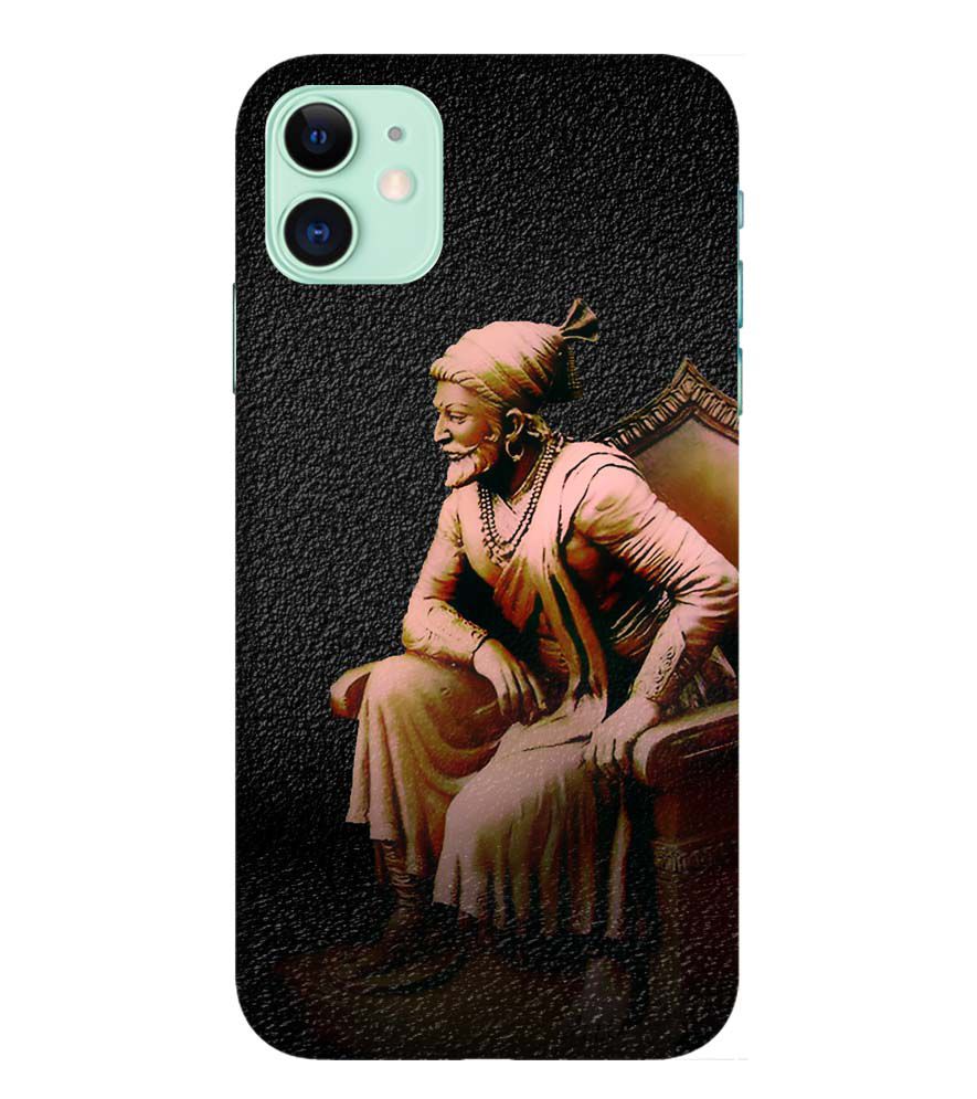 W0043-Shivaji Photo Back Cover for Apple iPhone 11