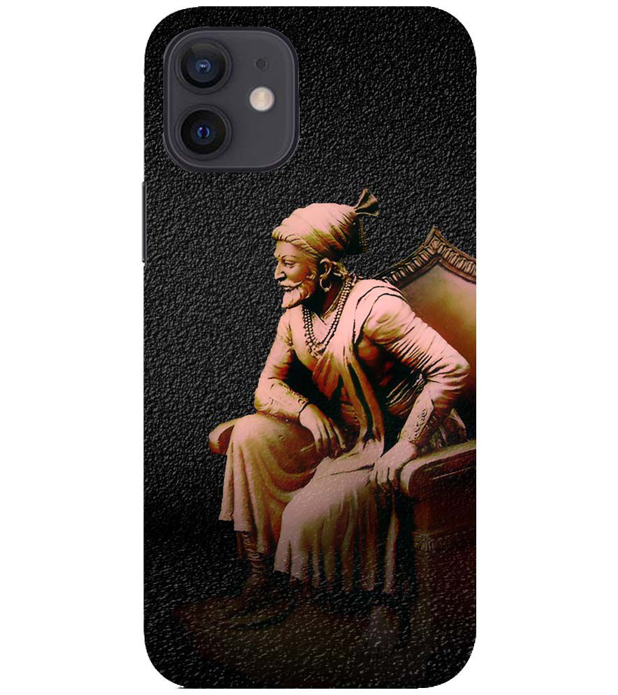 W0043-Shivaji Photo Back Cover for Apple iPhone 12