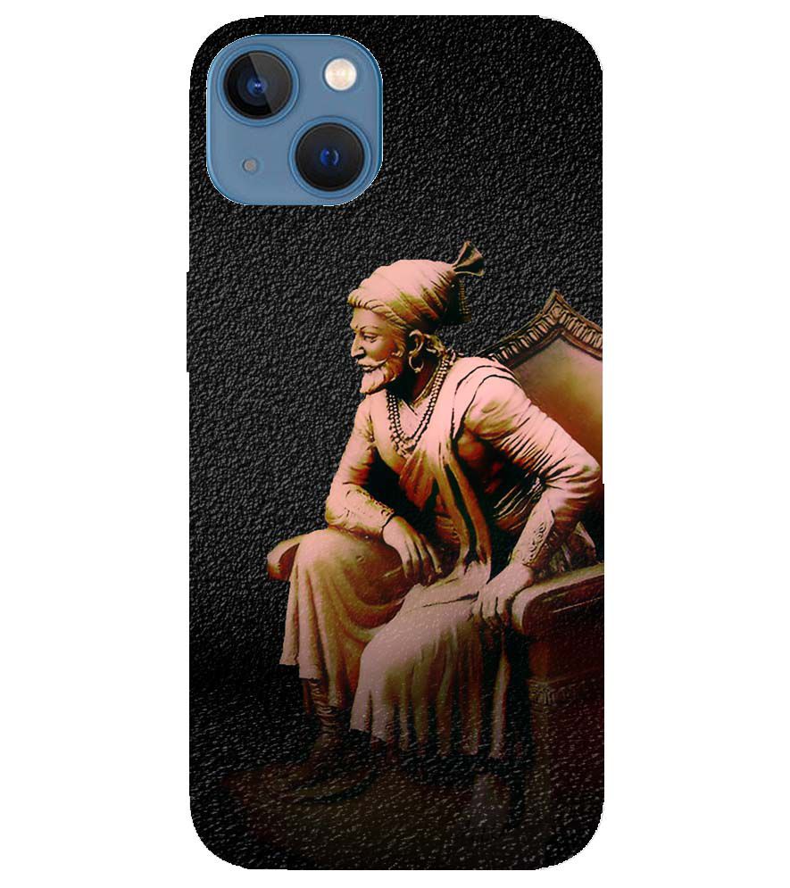 W0043-Shivaji Photo Back Cover for Apple iPhone 13