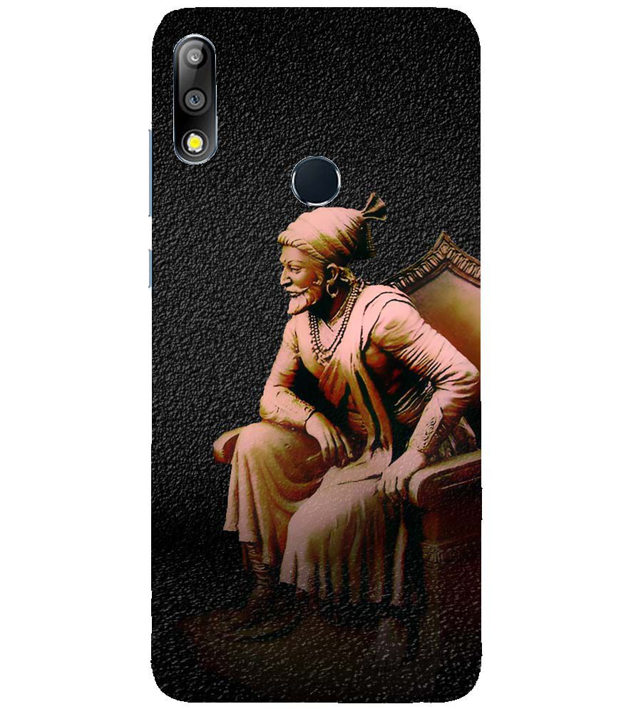 W0043-Shivaji Photo Back Cover for Asus Zenfone Max Pro (M2) ZB631KL