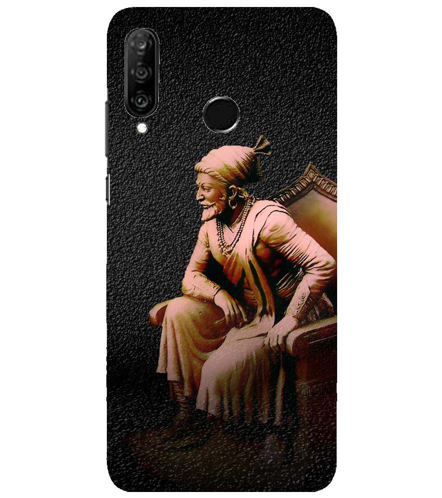 W0043-Shivaji Photo Back Cover for Huawei P30 lite