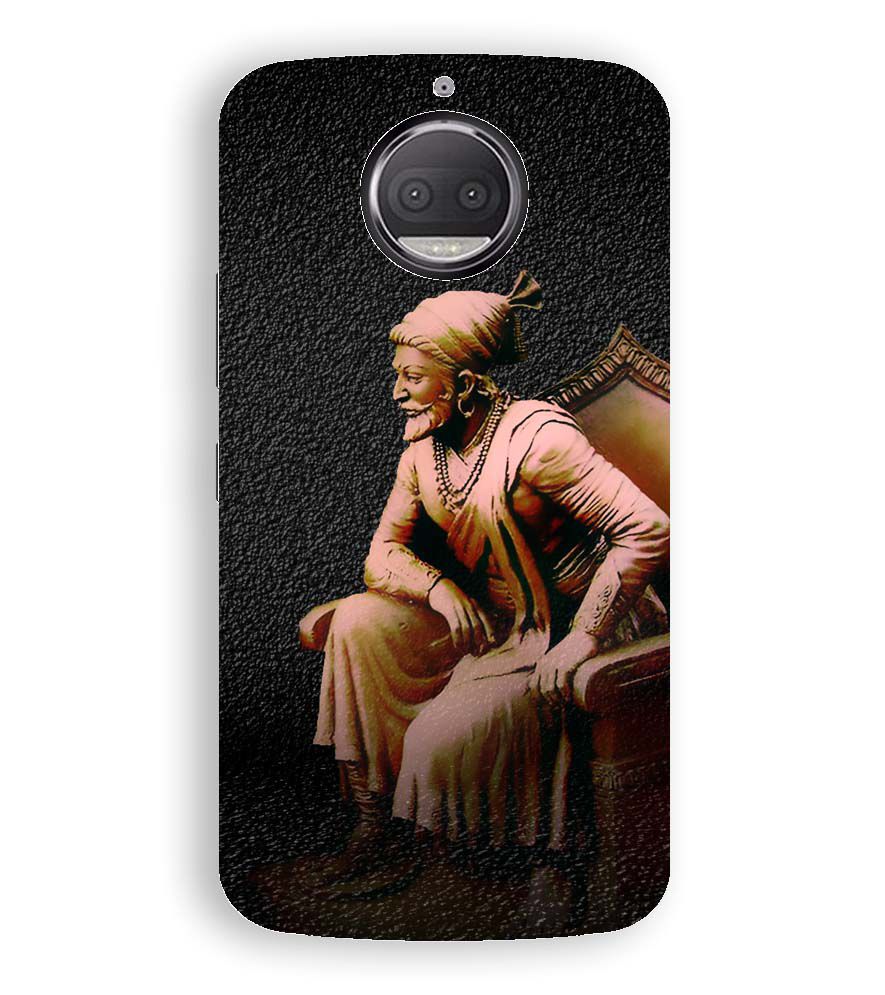 W0043-Shivaji Photo Back Cover for Motorola Moto G5S Plus