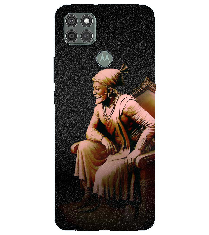 W0043-Shivaji Photo Back Cover for Motorola Moto G9 Power