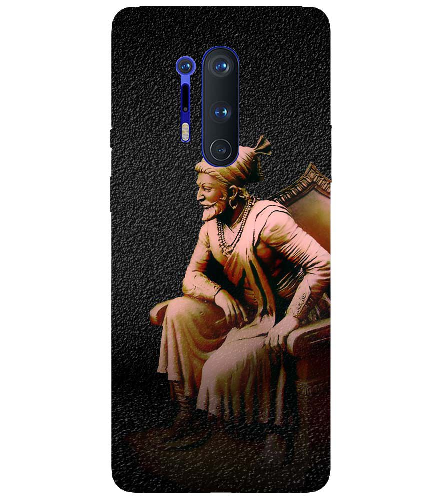 W0043-Shivaji Photo Back Cover for OnePlus 8 Pro
