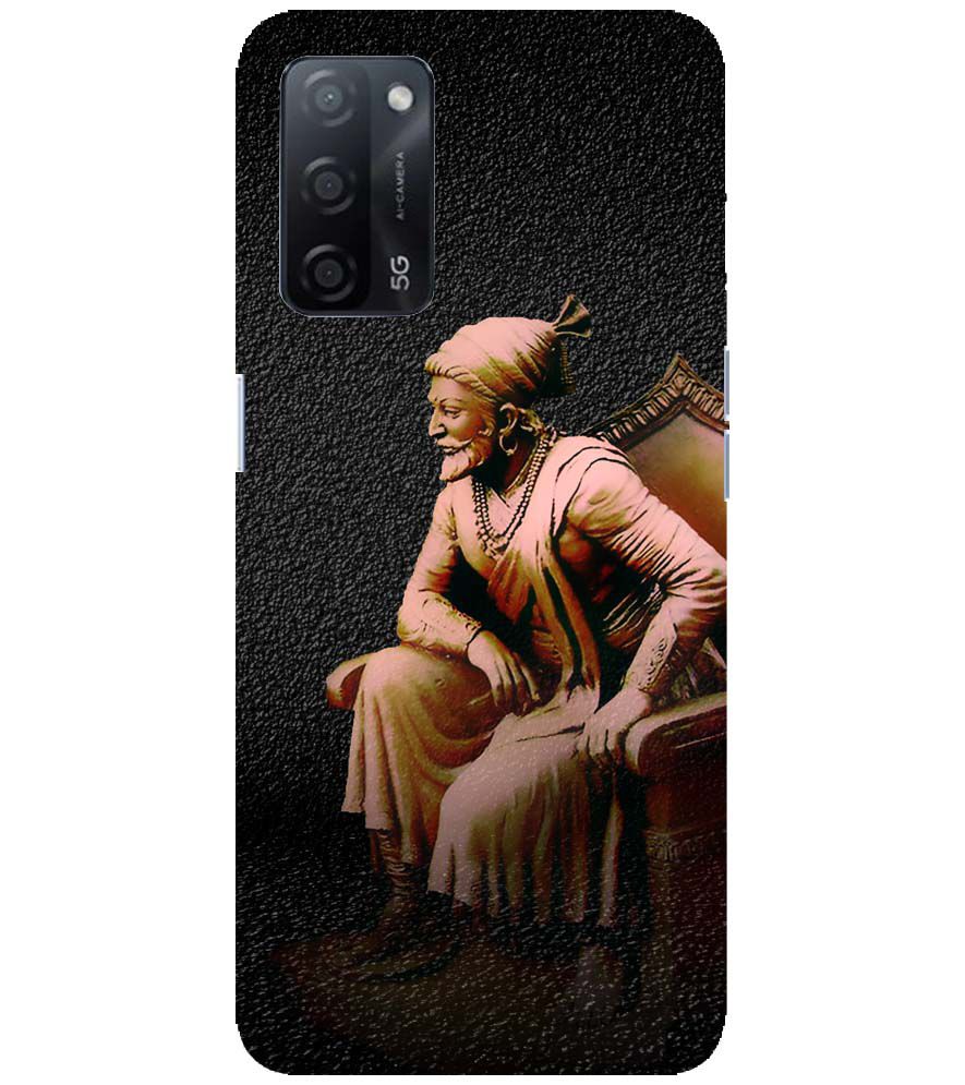W0043-Shivaji Photo Back Cover for Oppo A53s 5G