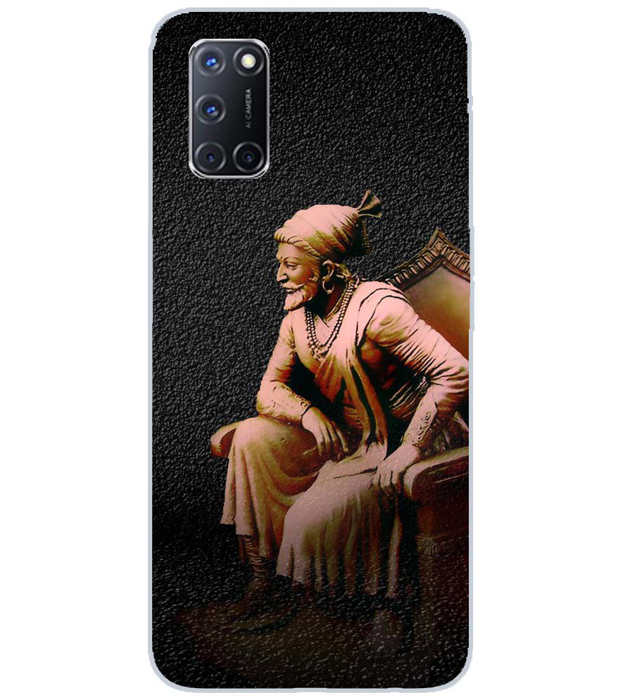 W0043-Shivaji Photo Back Cover for Oppo A72