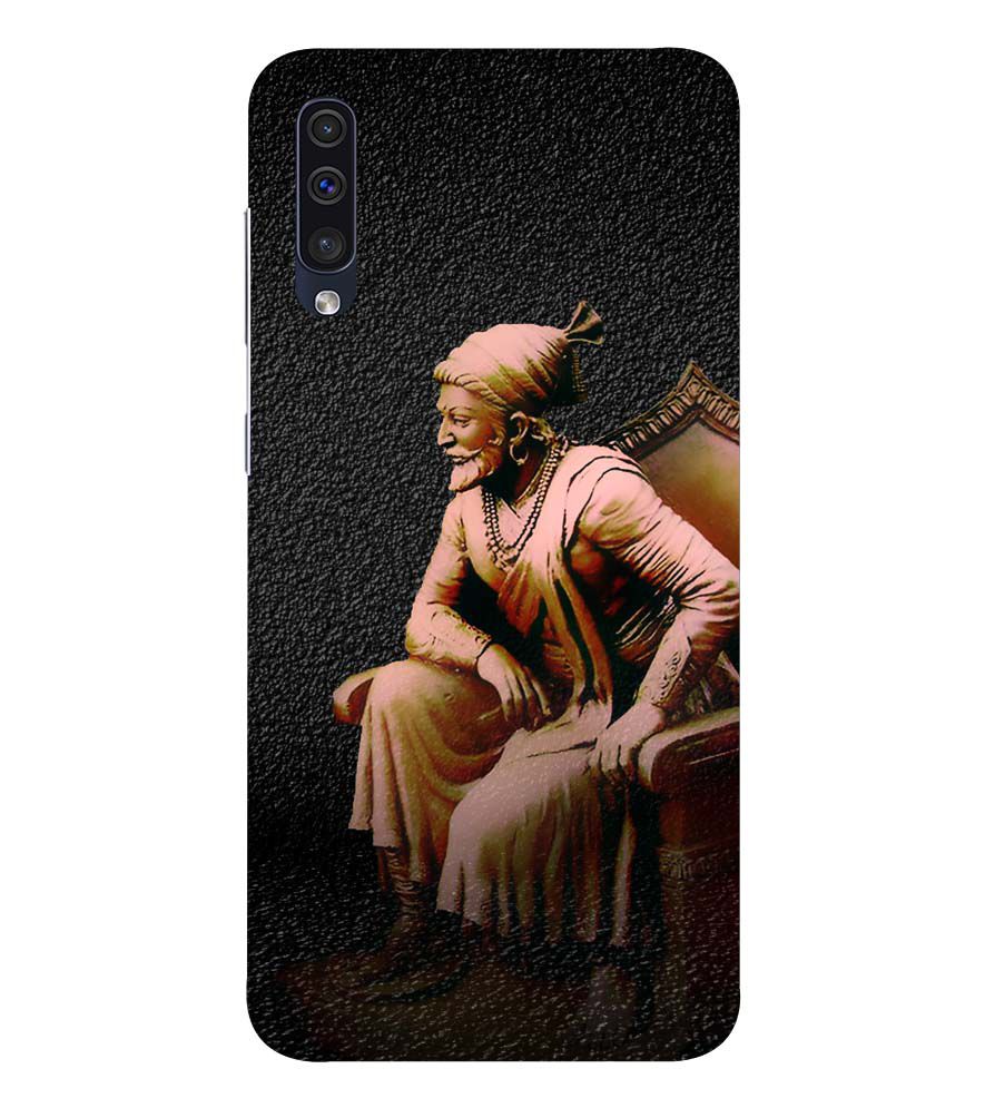 W0043-Shivaji Photo Back Cover for Samsung Galaxy A50