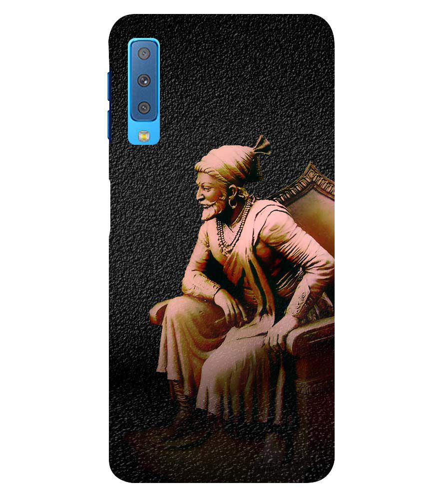 W0043-Shivaji Photo Back Cover for Samsung Galaxy A7 (2018)