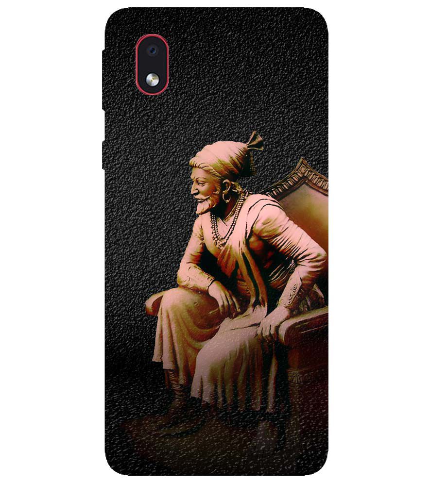 W0043-Shivaji Photo Back Cover for Samsung Galaxy M01 Core