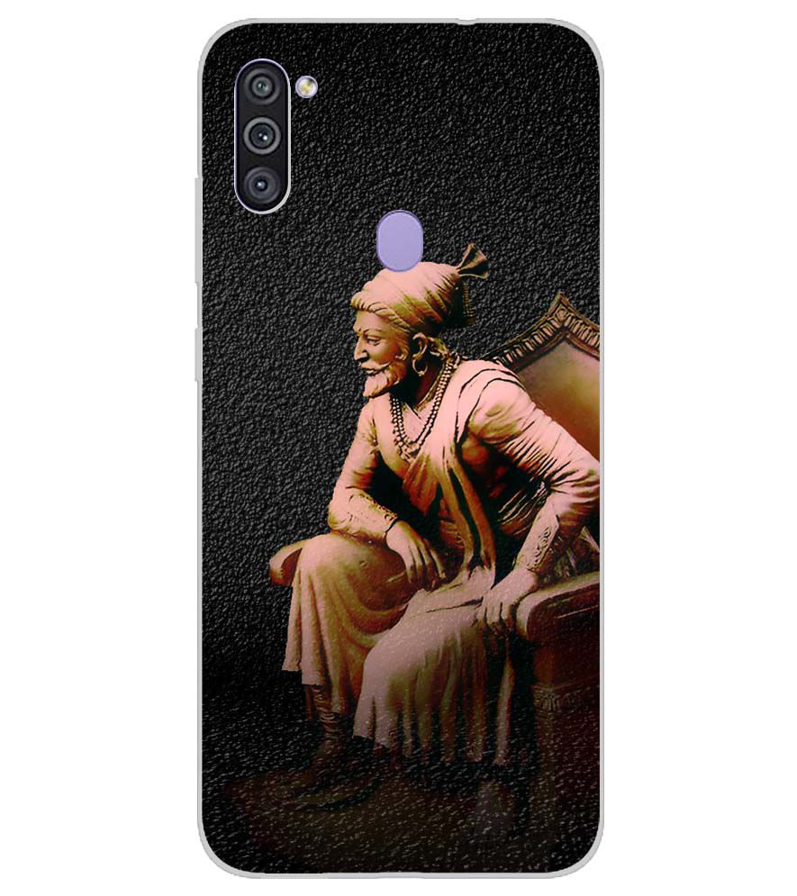 W0043-Shivaji Photo Back Cover for Samsung Galaxy M11