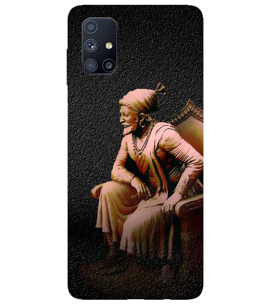 W0043-Shivaji Photo Back Cover for Samsung Galaxy M51