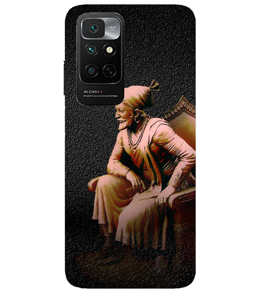 W0043-Shivaji Photo Back Cover for Xiaomi Redmi Note 11 4G