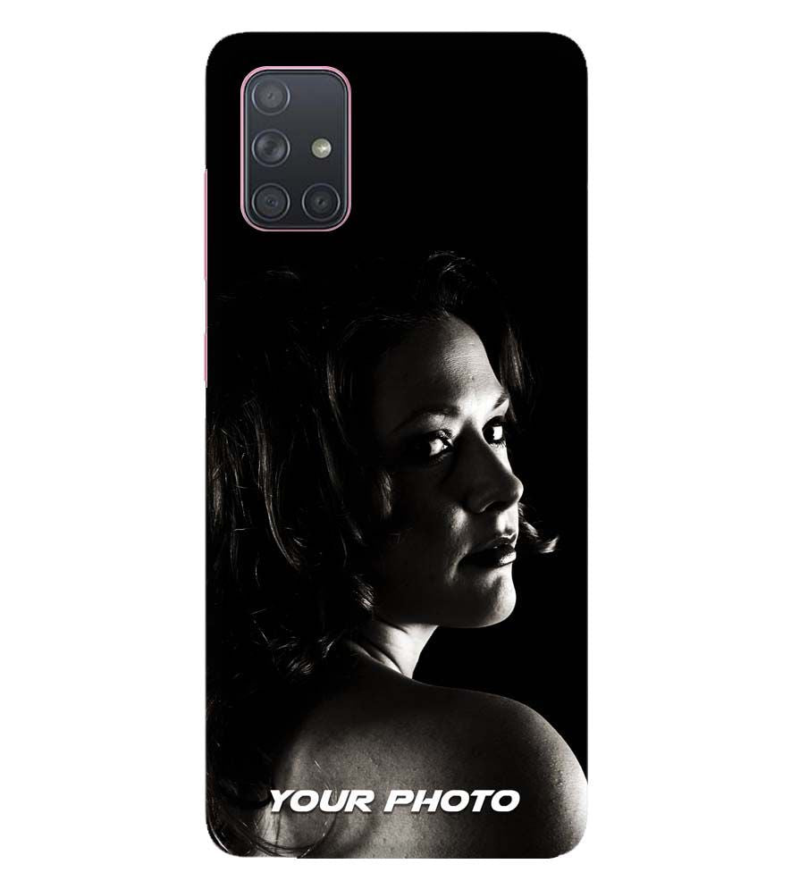 W0448-Your Photo Back Cover for Samsung Galaxy A71