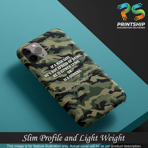 W0450-Indian Army Quote Back Cover for Apple iPhone 7-Image4