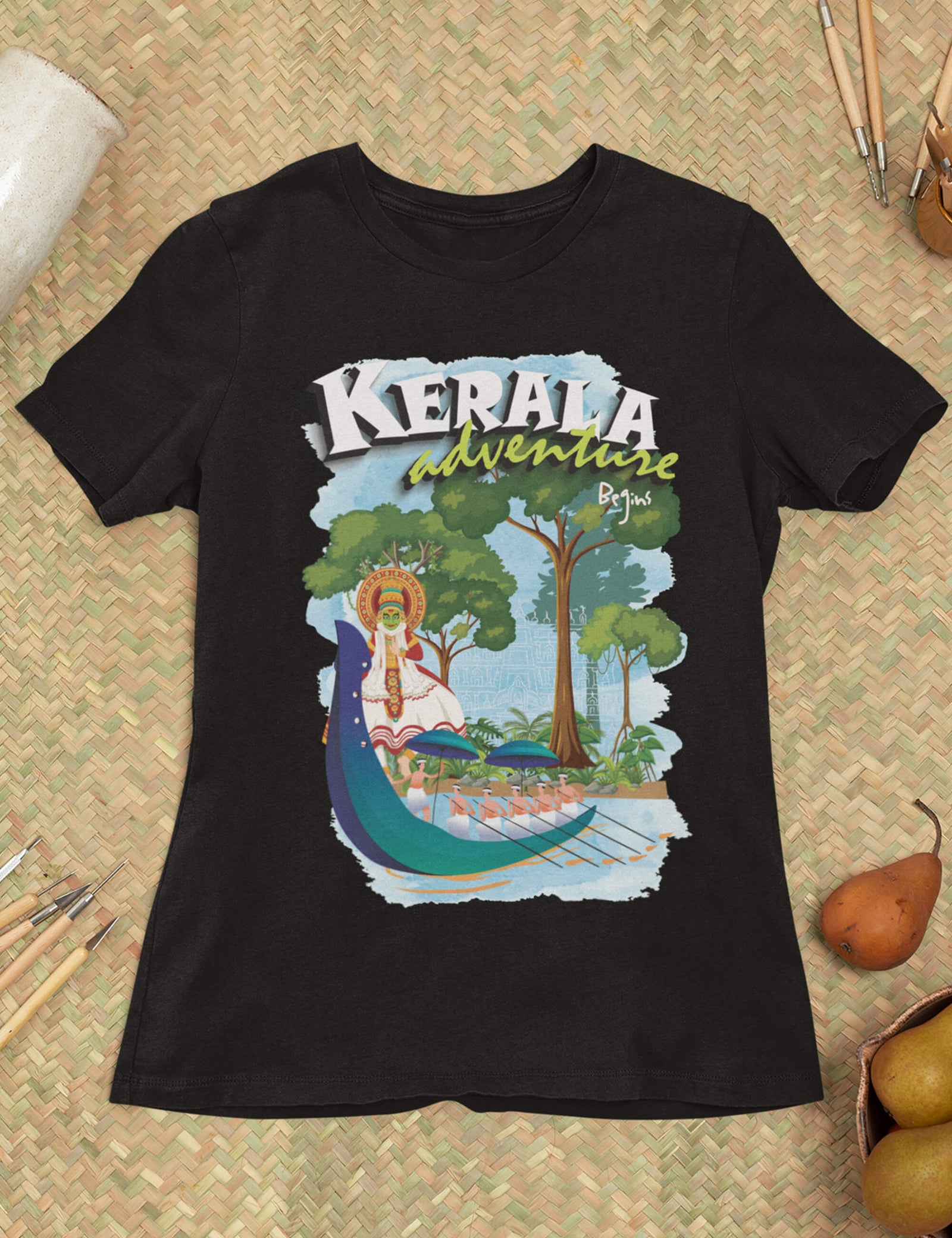 Kerala Adventure begins T-shirt