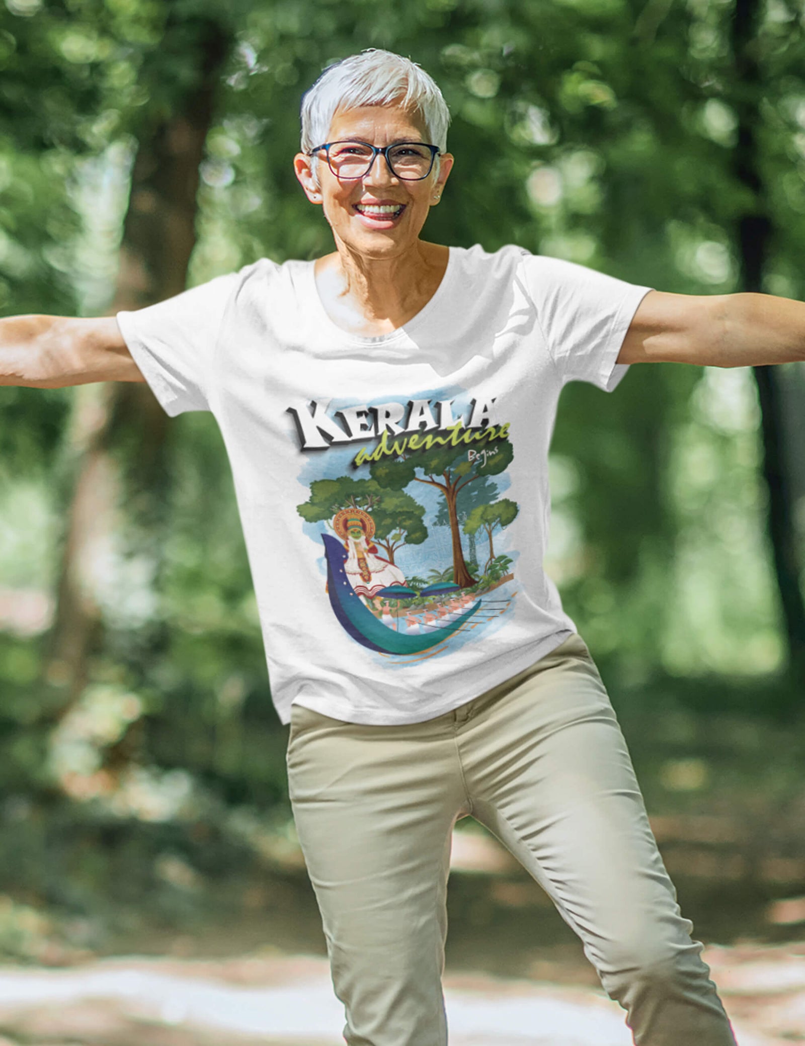 Kerala Adventure begins T-shirt