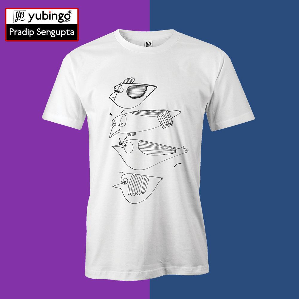 Angry birds Men T-Shirt-White