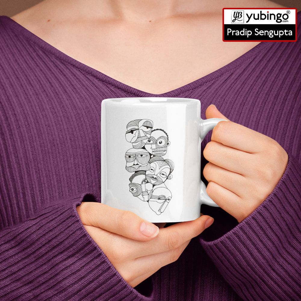 Face on face Coffee Mug