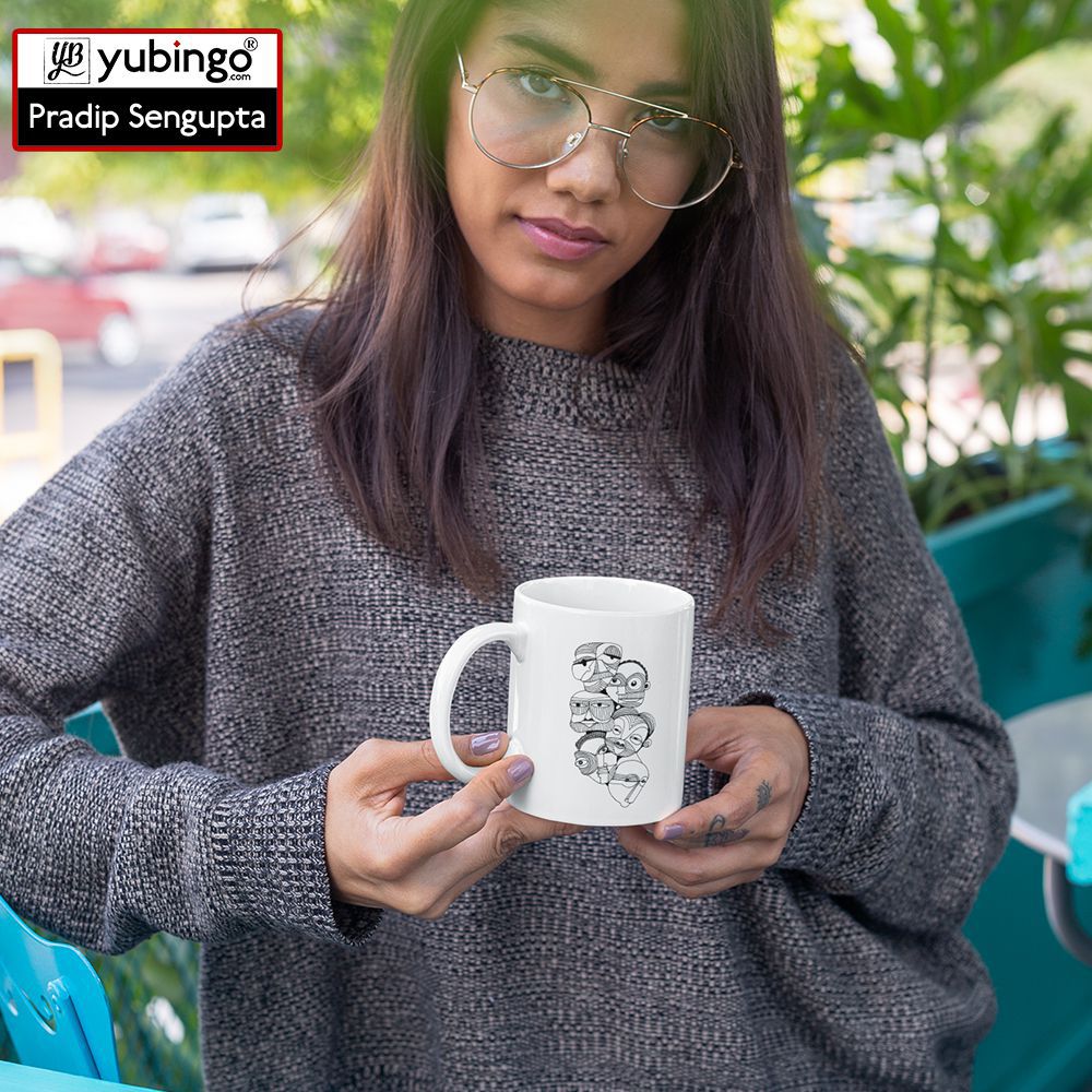 Face on face Coffee Mug-Image5