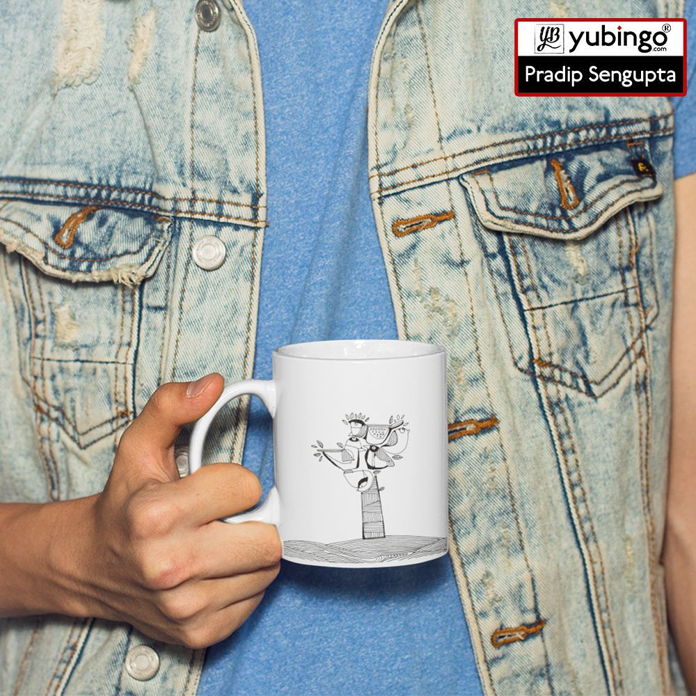 Tree birds Coffee Mug-Image5
