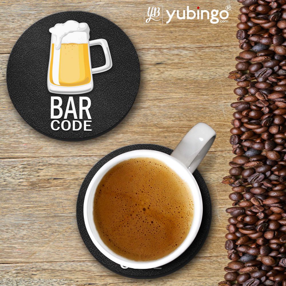 Bar Code Coasters