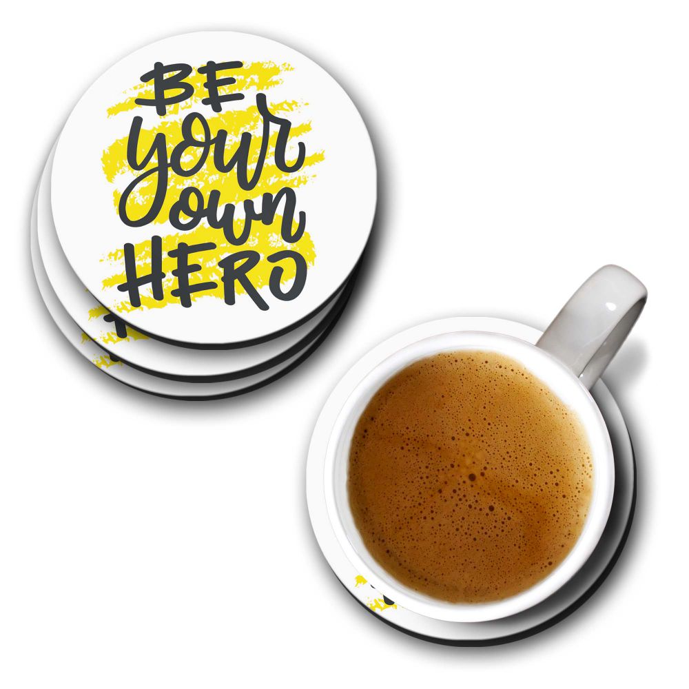 Be Own Hero Coasters