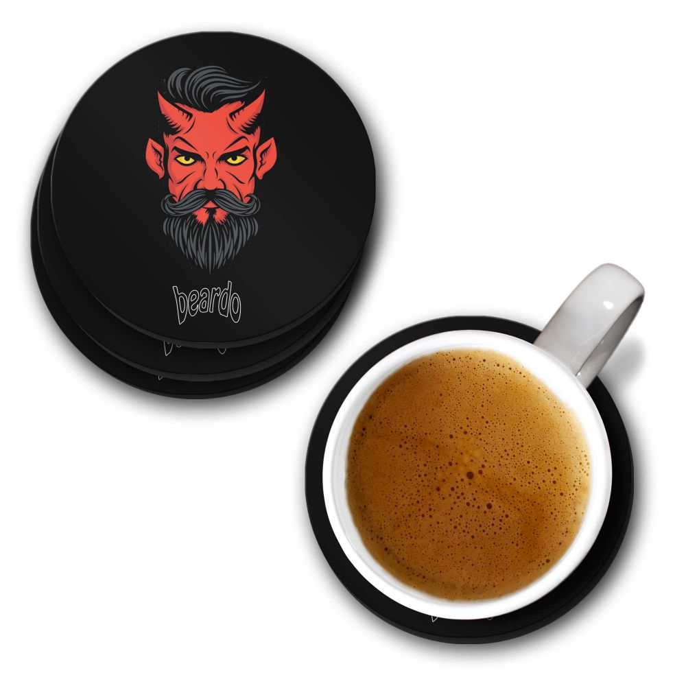 Beardo Stylish Fellow Coasters