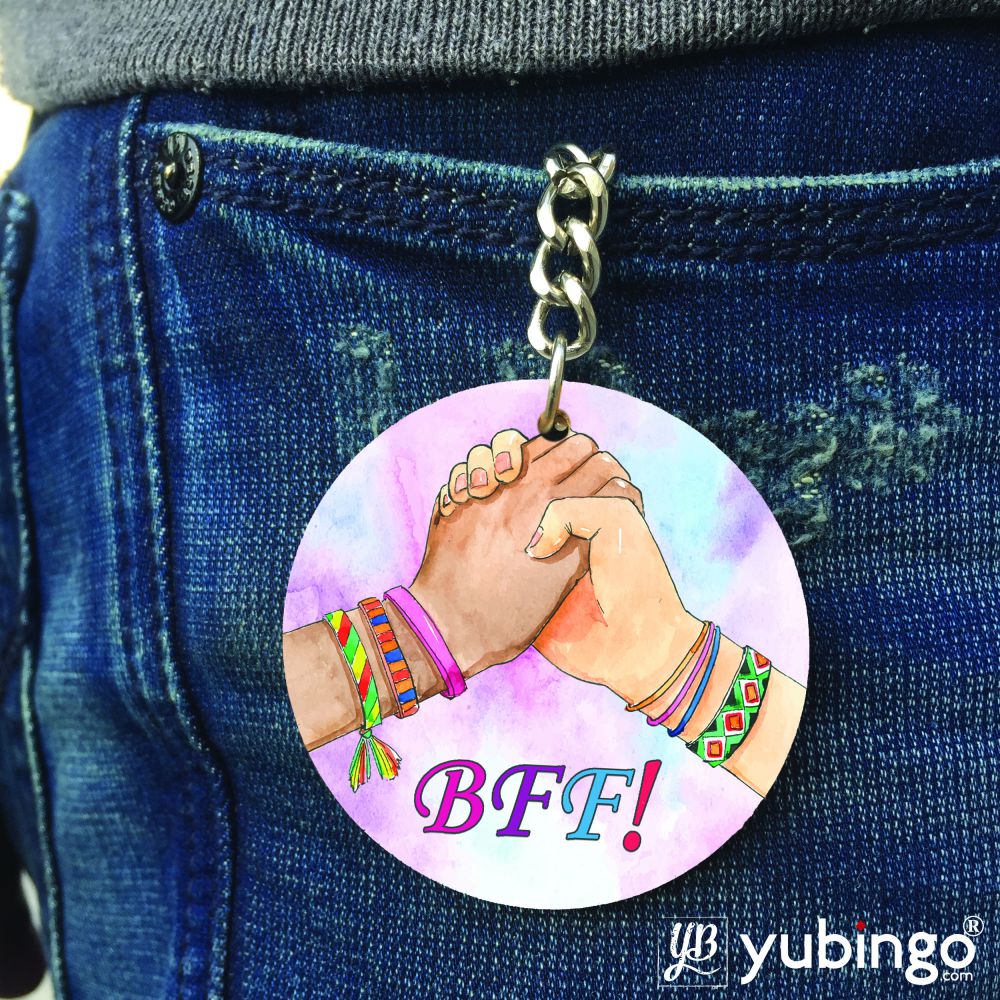 BFF Coffee Mug with Coaster and Keychain-Image4