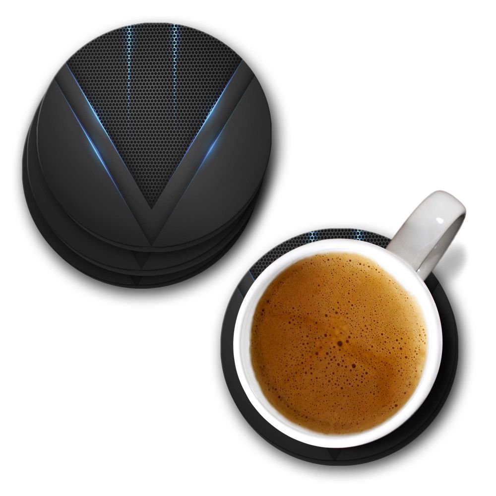 Black and Blue Coasters