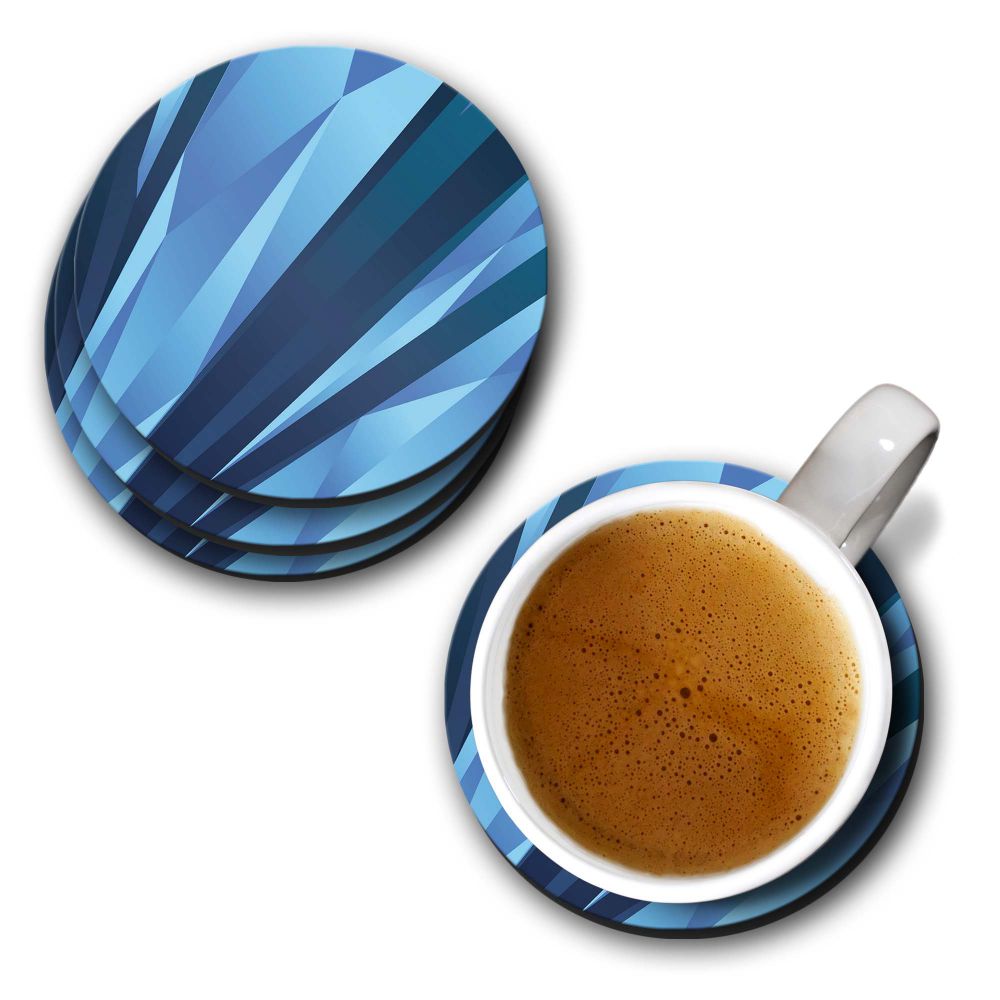 Blue Pattern Coasters