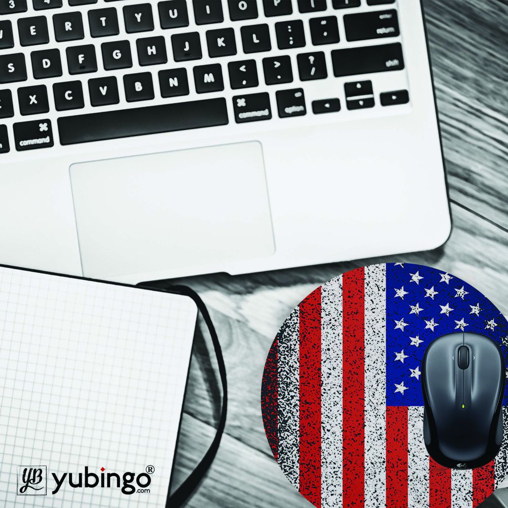 America Mouse Pad (Round)-Image4