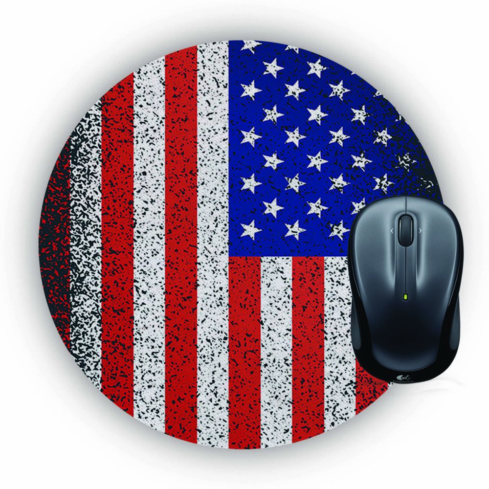 America Mouse Pad (Round)