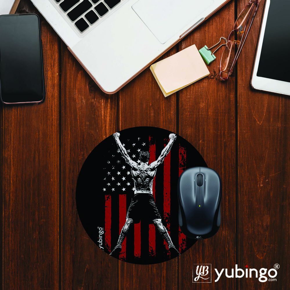 American Honour Mouse Pad (Round)