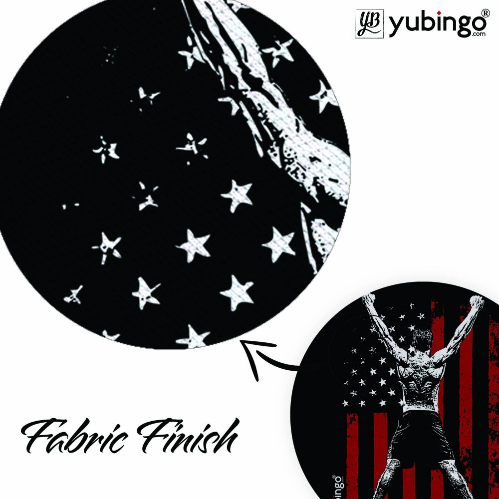 American Honour Mouse Pad (Round)-Image3