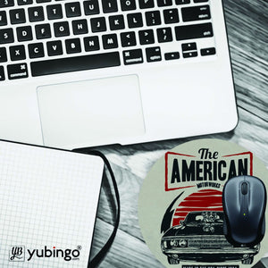 American Motorworks Mouse Pad (Round)-Image4