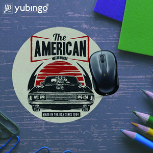 American Motorworks Mouse Pad (Round)-Image5